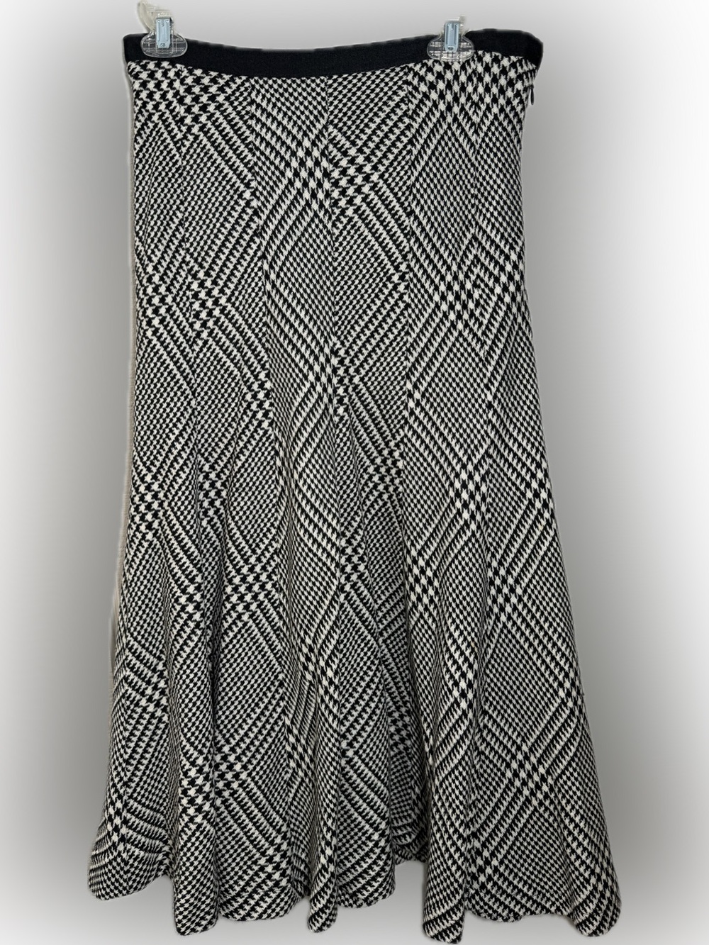 Charter Club houndstooth fit and flare skirt Size 8